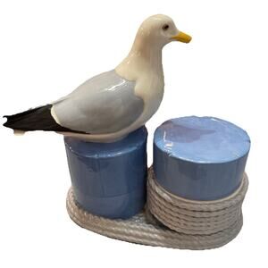Duncan Enterprises Ceramic Seagull Figurine Coaster Set